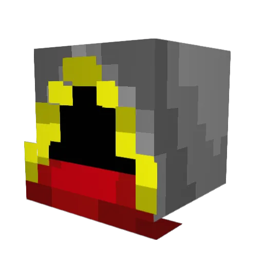 Jester1421 Minecraft avatar head, 3D render