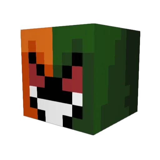 Jester_Of_War Minecraft avatar head, 3D render