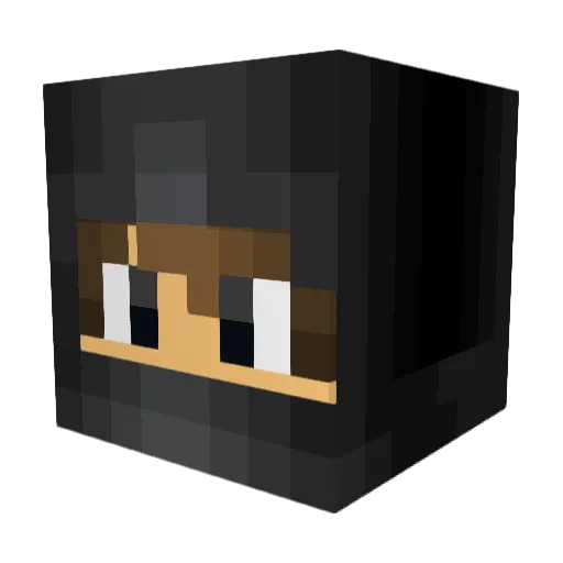 Jester_Rebell Minecraft avatar head, 3D render