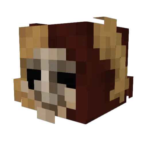 Jester_Thomas_II Minecraft avatar head, 3D render