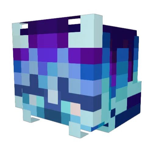 Jesterlama64 Minecraft avatar head, 3D render