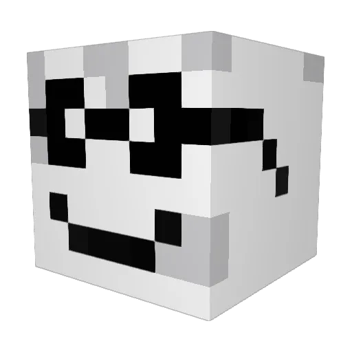 JestersHeart Minecraft avatar head, 3D render