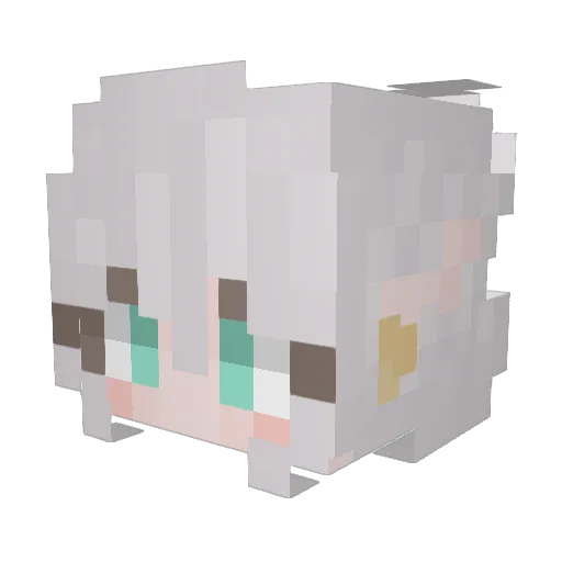 Jestes94 Minecraft avatar head, 3D render