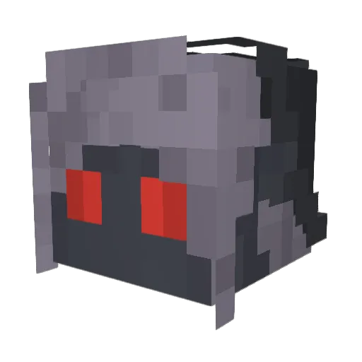 Jestingo Minecraft avatar head, 3D render