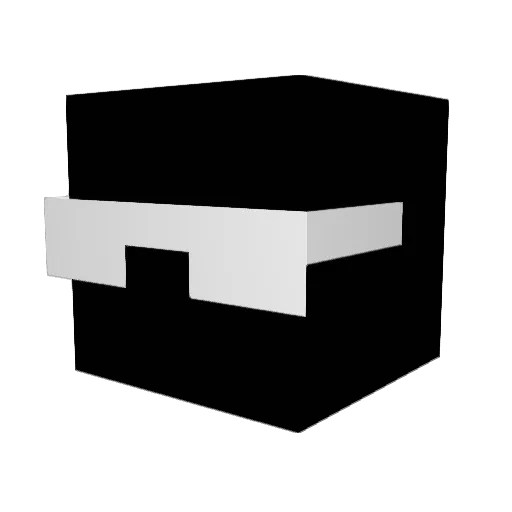 Jestor Minecraft avatar head, 3D render