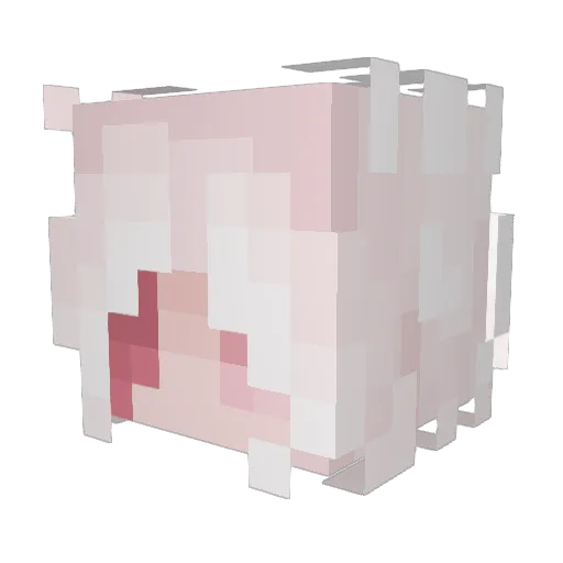 JestrCore Minecraft avatar head, 3D render