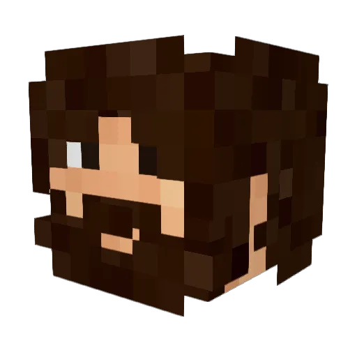 JesusChrist0069 Minecraft avatar head, 3D render