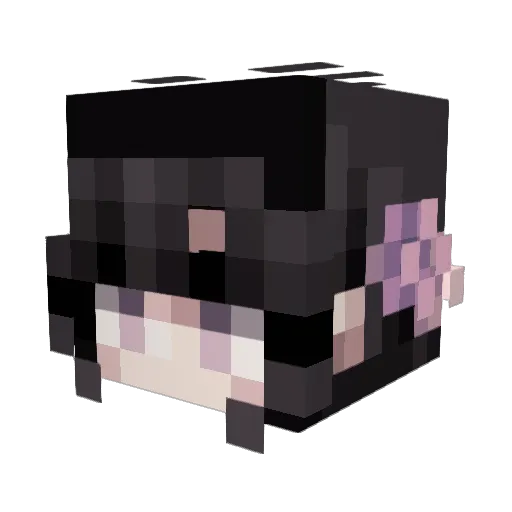 JesusDelRey Minecraft avatar head, 3D render