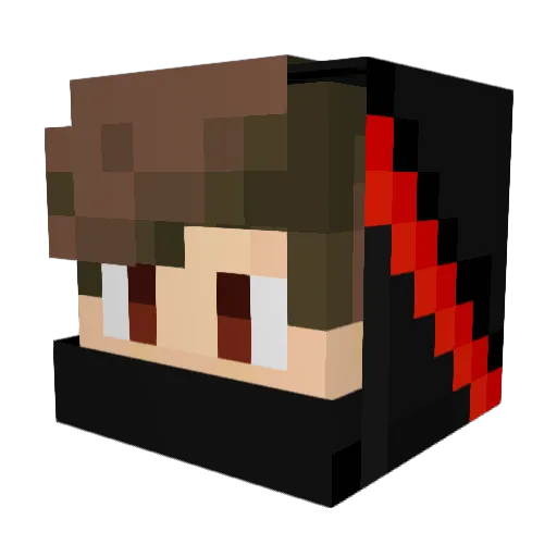 JesusGamersYt Minecraft avatar head, 3D render