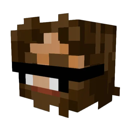 JesusIsNumberOne Minecraft avatar head, 3D render