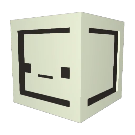 JesusLvsU Minecraft avatar head, 3D render