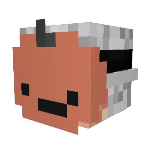 JesusMew Minecraft avatar head, 3D render