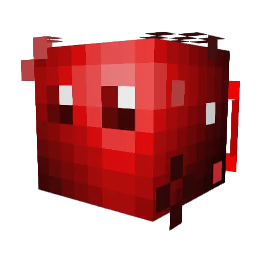 JesusMilk Minecraft avatar head, 3D render