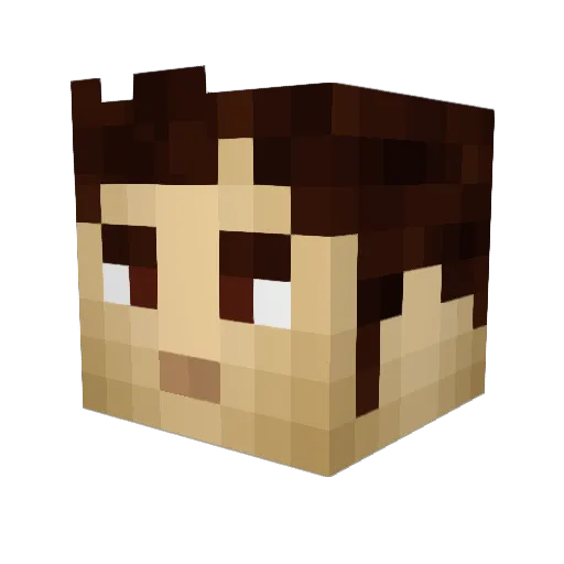 JesusPolice22 Minecraft avatar head, 3D render