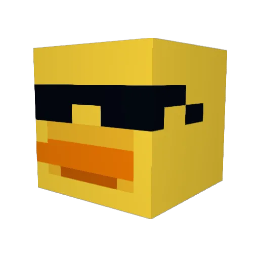 JesusRcn Minecraft avatar head, 3D render