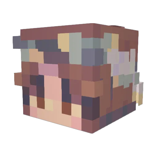 JesusSaves1234 Minecraft avatar head, 3D render