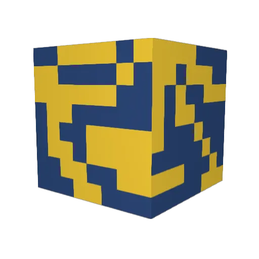 JesusTheBlock Minecraft avatar head, 3D render