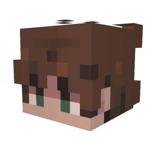Jesus_Simp Minecraft avatar head, 3D render