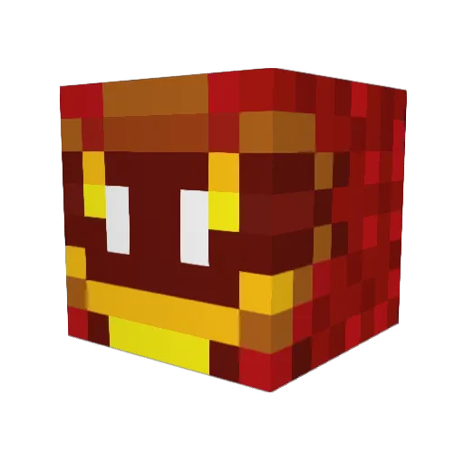 Jesusam28 Minecraft avatar head, 3D render