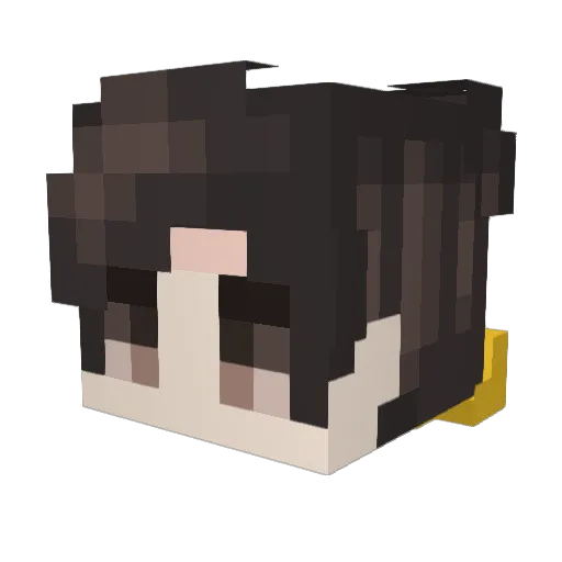 JesusitoxD Minecraft avatar head, 3D render