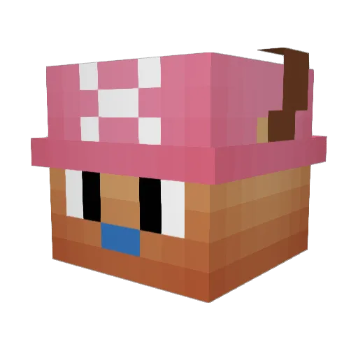 JetFighter3 Minecraft avatar head, 3D render