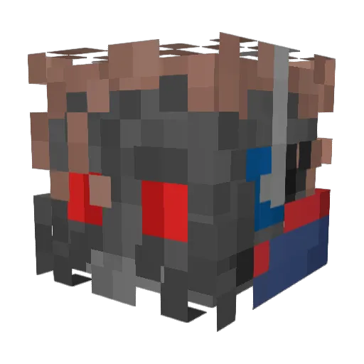 JetGarcia Minecraft avatar head, 3D render