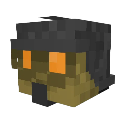 JetKoala Minecraft avatar head, 3D render