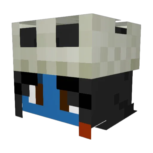 JetLagJPG Minecraft avatar head, 3D render