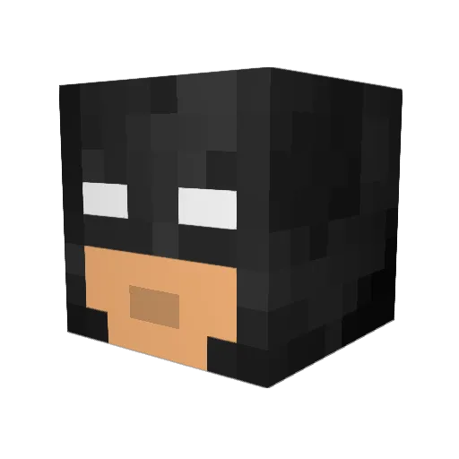JetRock13 Minecraft avatar head, 3D render