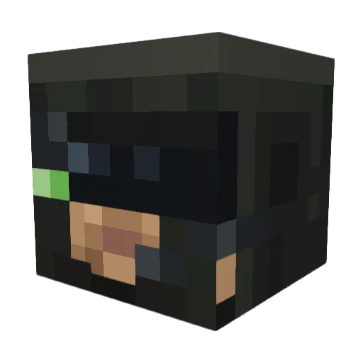JetSh0ck Minecraft avatar head, 3D render