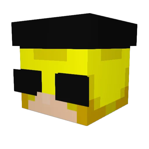 JetTester933854 Minecraft avatar head, 3D render