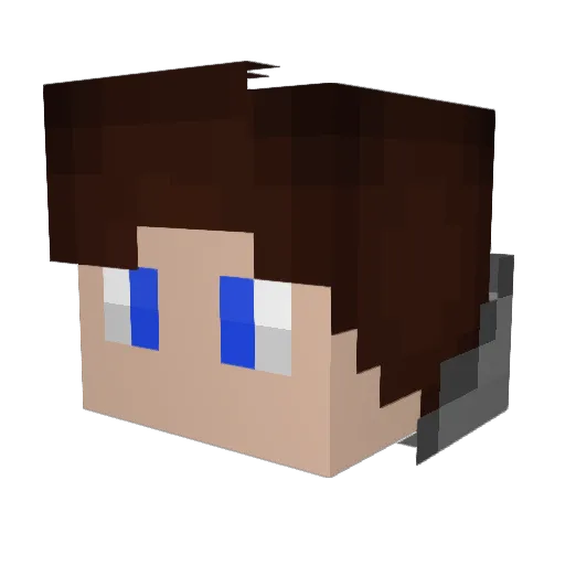 Jet_Star01 Minecraft avatar head, 3D render