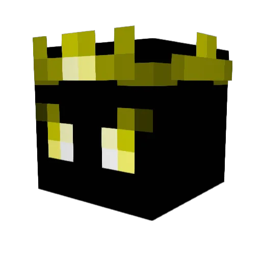 Jet__x Minecraft avatar head, 3D render