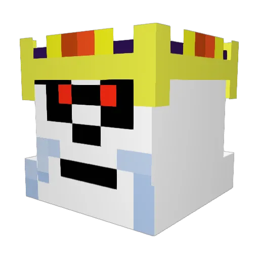 Jetblade3000 Minecraft avatar head, 3D render