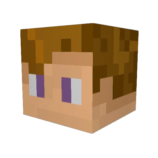 Jetbooster5 Minecraft avatar head, 3D render