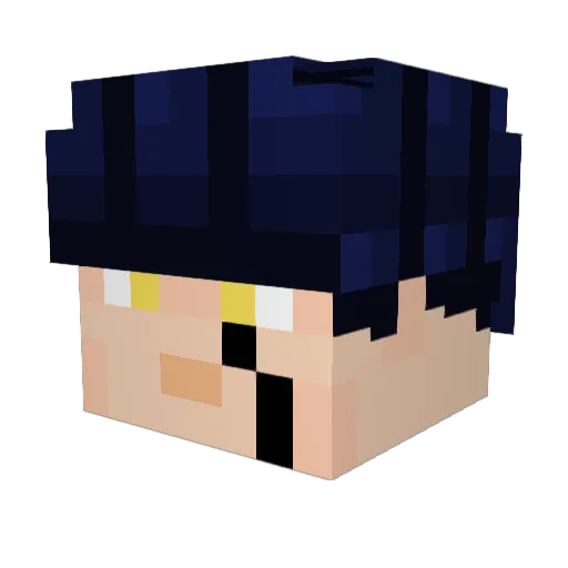 Jetcheetah16 Minecraft avatar head, 3D render