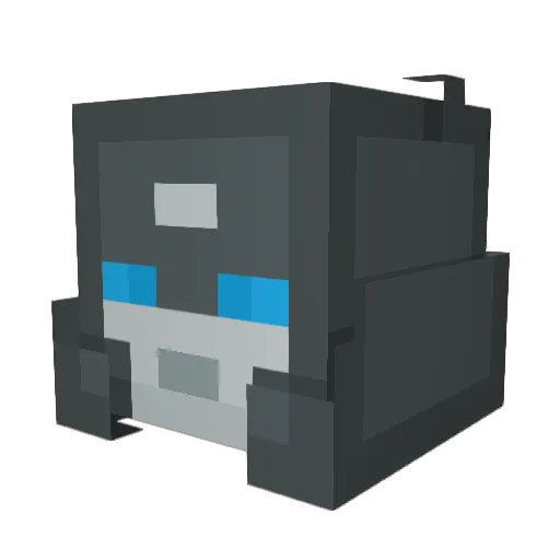 Jetfire1101 Minecraft avatar head, 3D render