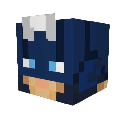 JethroKress Minecraft avatar head, 3D render