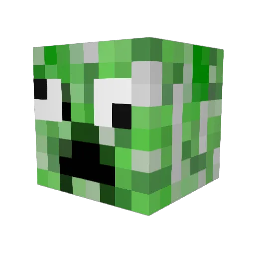 Jetrand14 Minecraft avatar head, 3D render