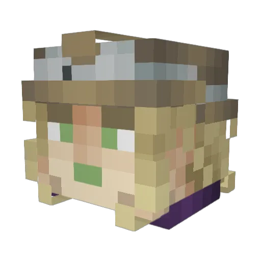 JetstreamGyro Minecraft avatar head, 3D render