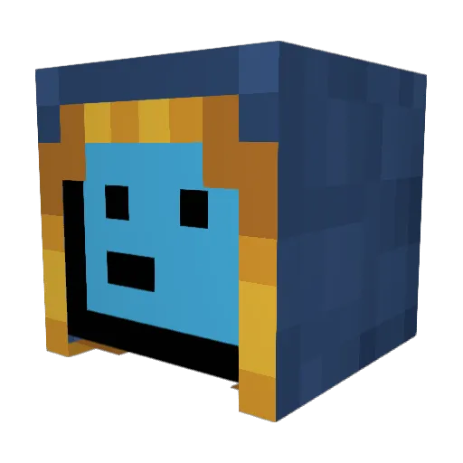 Jett_Koster_2022 Minecraft avatar head, 3D render