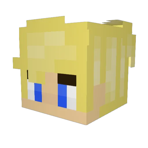 Jett_eatsyourpp Minecraft avatar head, 3D render