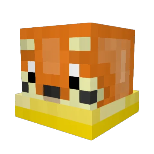 Jetthebuizel Minecraft avatar head, 3D render
