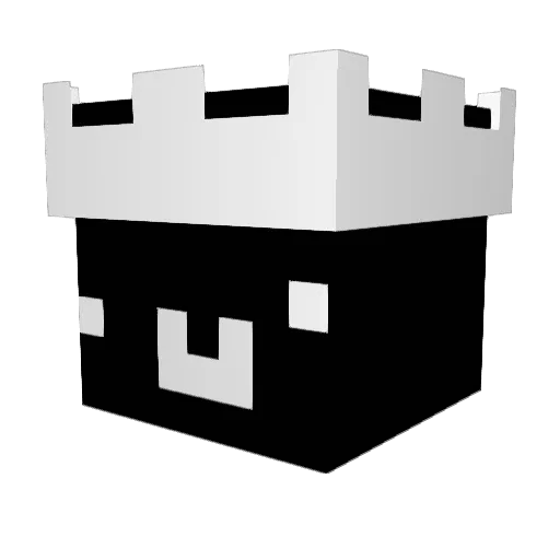 Jettico Minecraft avatar head, 3D render