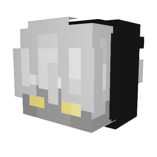 Jettismmm_ Minecraft avatar head, 3D render