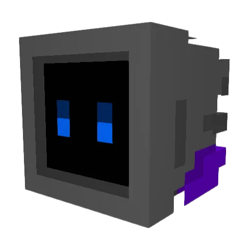 Jettrockett Minecraft avatar head, 3D render