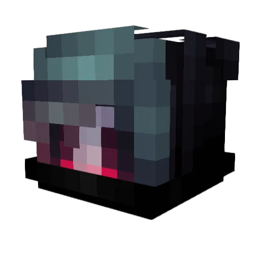 Jeunna Minecraft avatar head, 3D render