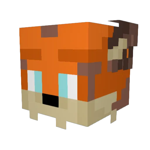 Jeurne Minecraft avatar head, 3D render