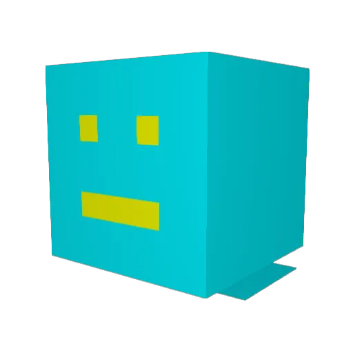 Jevdet Minecraft avatar head, 3D render
