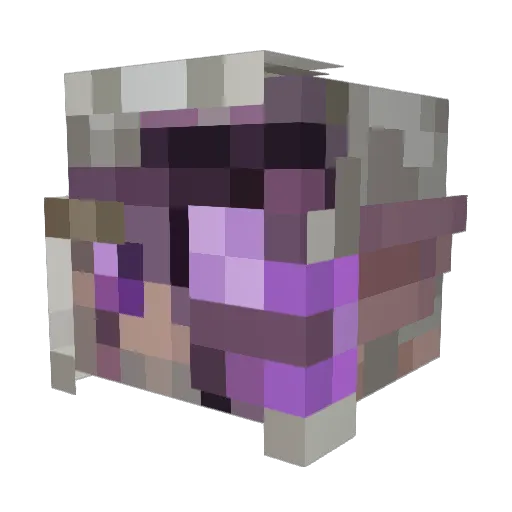 Jeverty Minecraft avatar head, 3D render